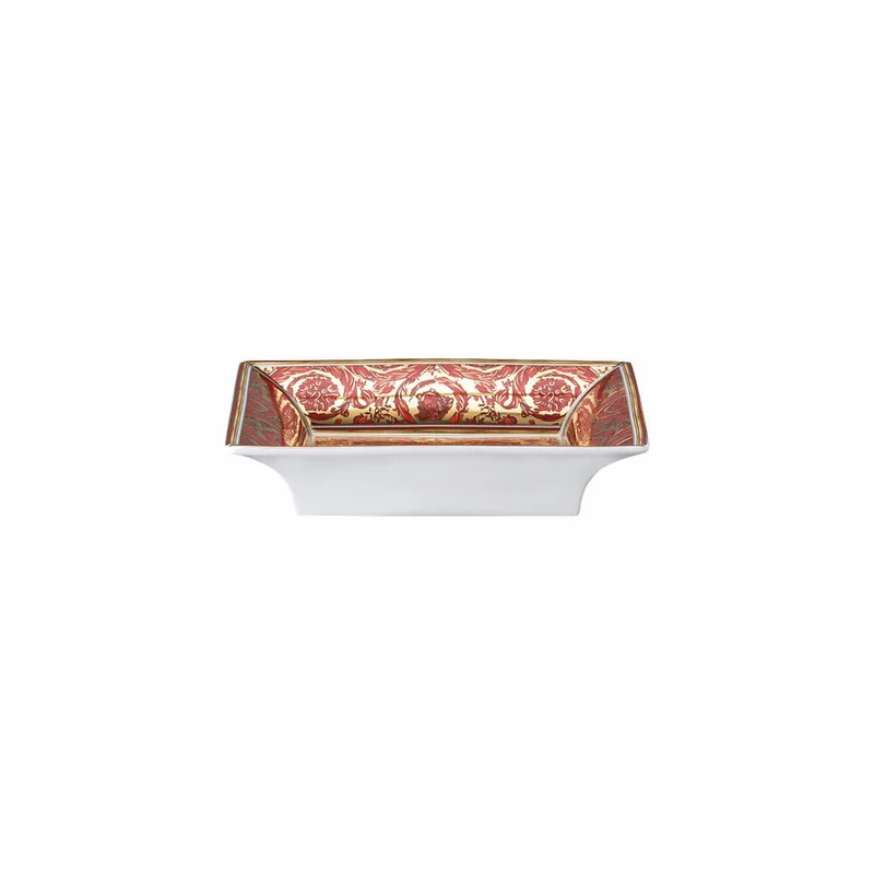 Rosenthal Versace Schale Medusa Garland Red, Porzellan, 18 cm, 14240-409958-25818