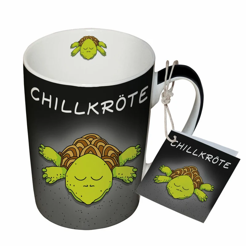 PPD Mug Chillkröte, Henkelbecher, Kaffeebecher, Becher, Tasse, New Bone China, 250 ml, 551065
