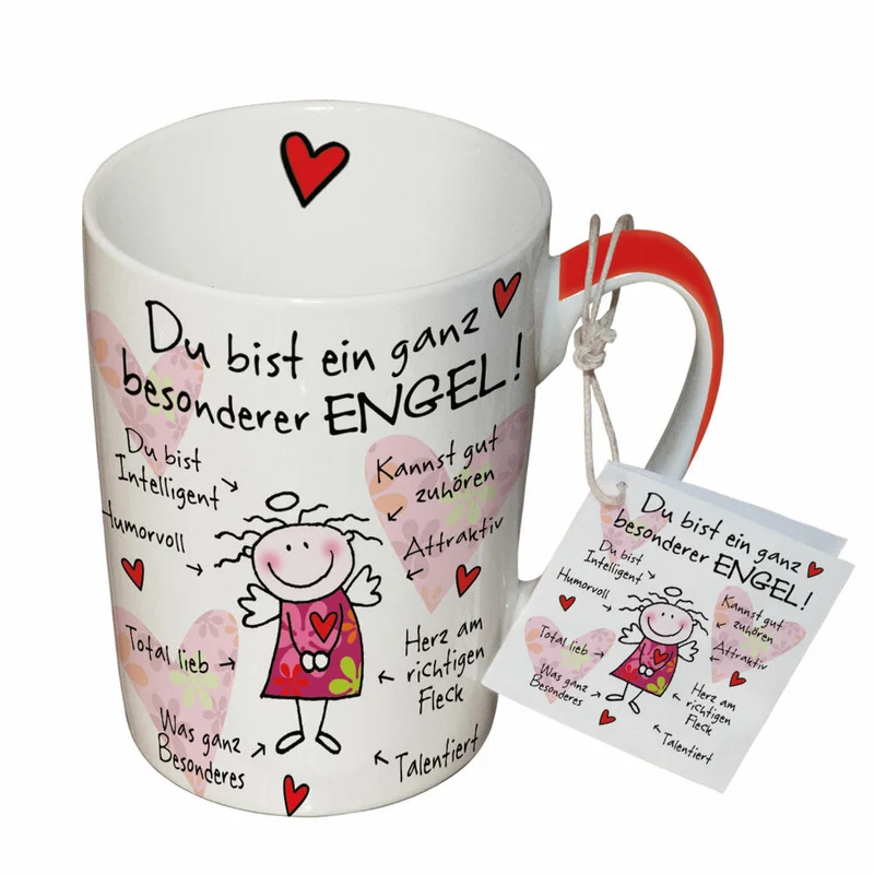 PPD Mug Besonderer Engel, Henkelbecher, Kaffeebecher, Becher, Tasse, New Bone China, 250 ml, 551212