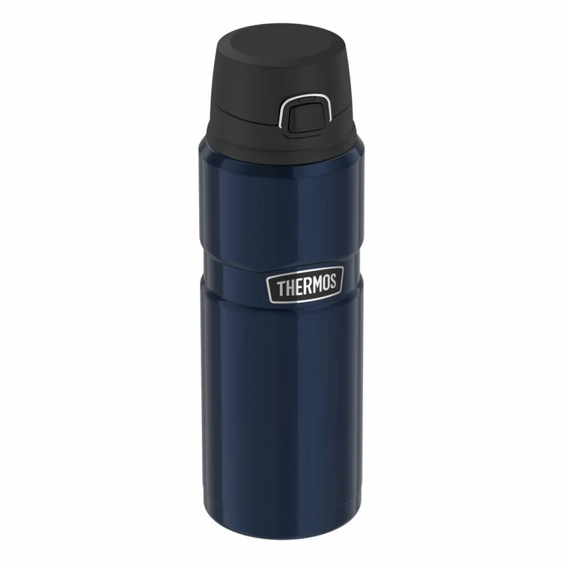 Thermos Isolierflasche Stainless King, Trinkflasche, Edelstahl, Midnight Blue Polished, 700 ml, 4010256070