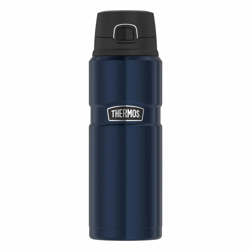 Thermos Isolierflasche Stainless King, Trinkflasche, Edelstahl, Midnight Blue Polished, 700 ml, 4010256070