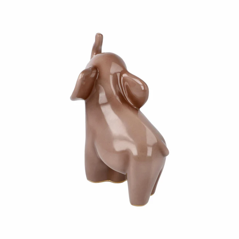 Goebel Figur Kiombo, Elephant, Elefantenfigur, Elefanten Figur, Dekofigur, Porzellan, Braun, 70001031