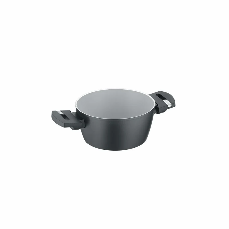 Berndes b.perfect Kochtopf, Topf, Schmortopf, Induktionsgeeignet, Aluminium geschmiedet, Schwarz, Ø 24 cm, 0002570724