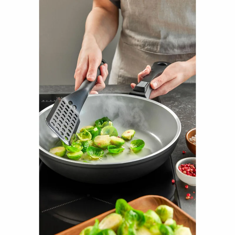 Berndes b.perfect Schmorpfanne, Pfanne, Induktionsgeeignet, Aluminium geschmiedet, Schwarz, Ø 28 cm, 0002573228