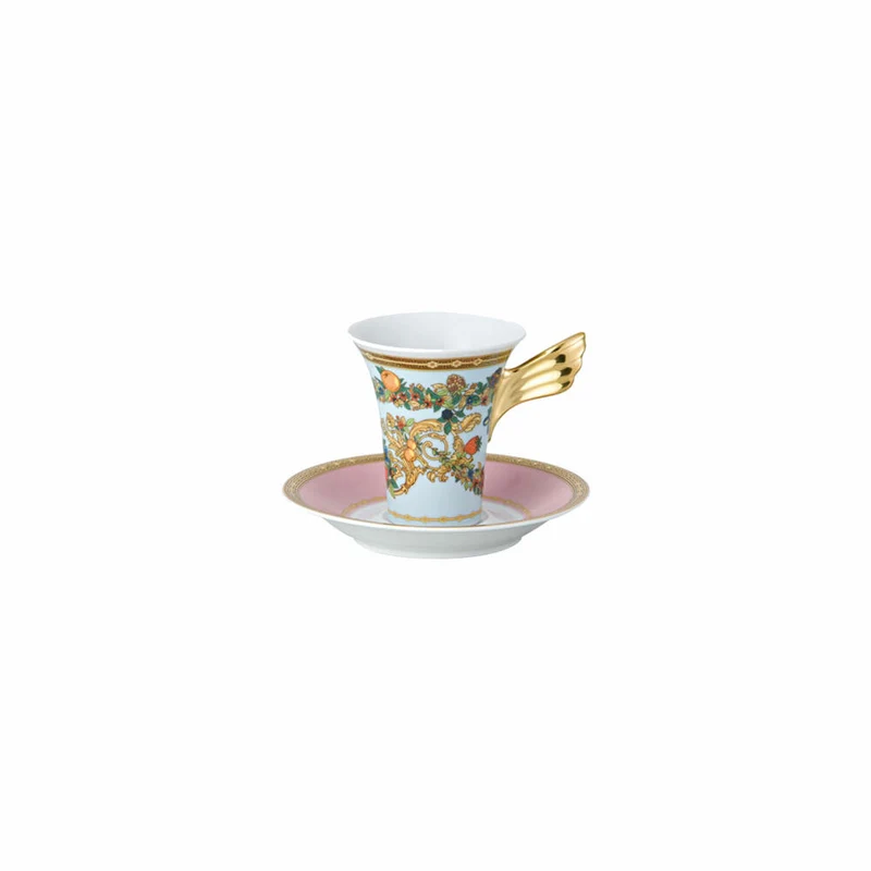 Rosenthal Versace Espresso-/Mokkatasse 2-tlg. Le jardin de Versace, Porzellan, 90 ml, 19300-409609-14720