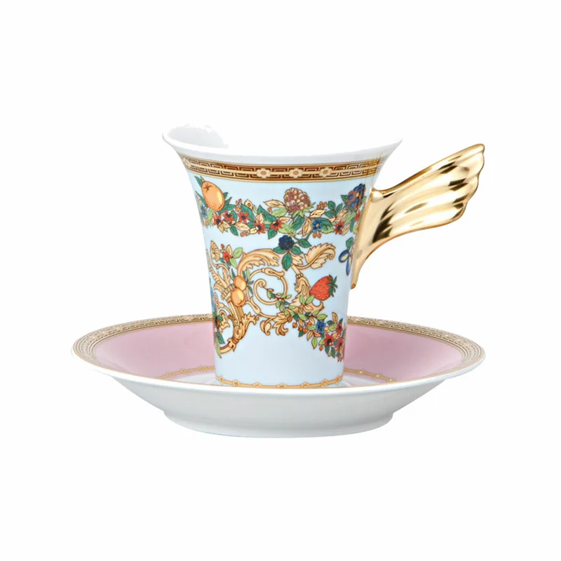 Rosenthal Versace Kaffeetasse 2-tlg. Le jardin de Versace, Porzellan, 180 ml, 19300-409609-14740