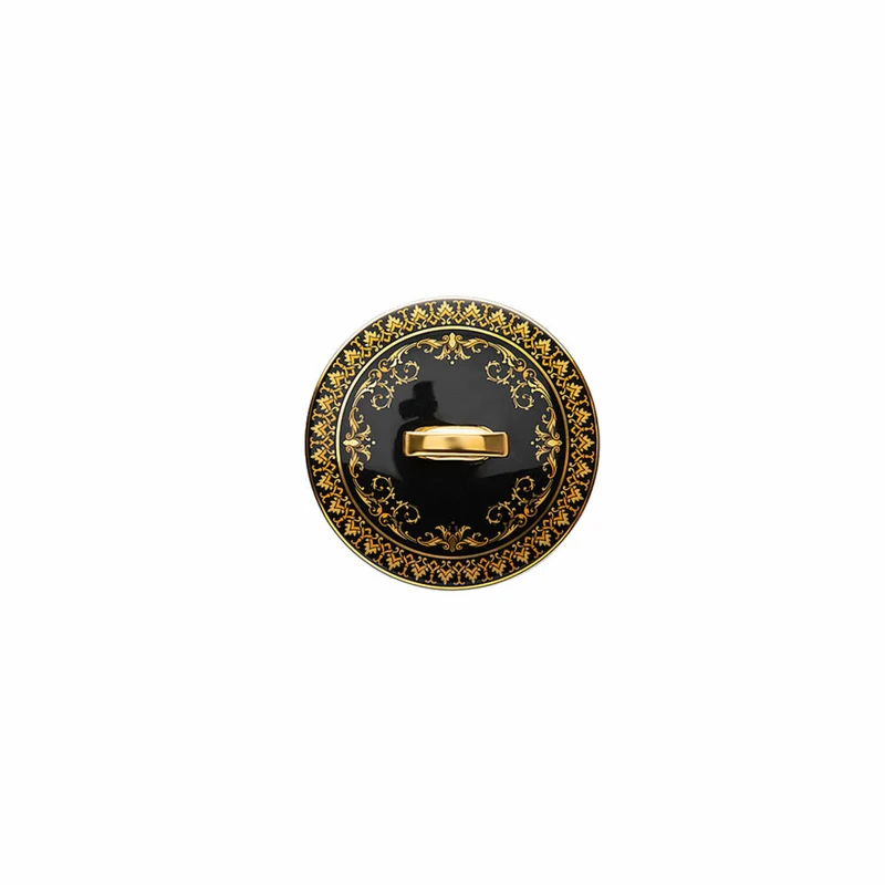 Rosenthal Versace Tischlicht 2-tlg. mit Duftwachs Medusa blau, Materialmix, 14 cm, 14402-409620-24868