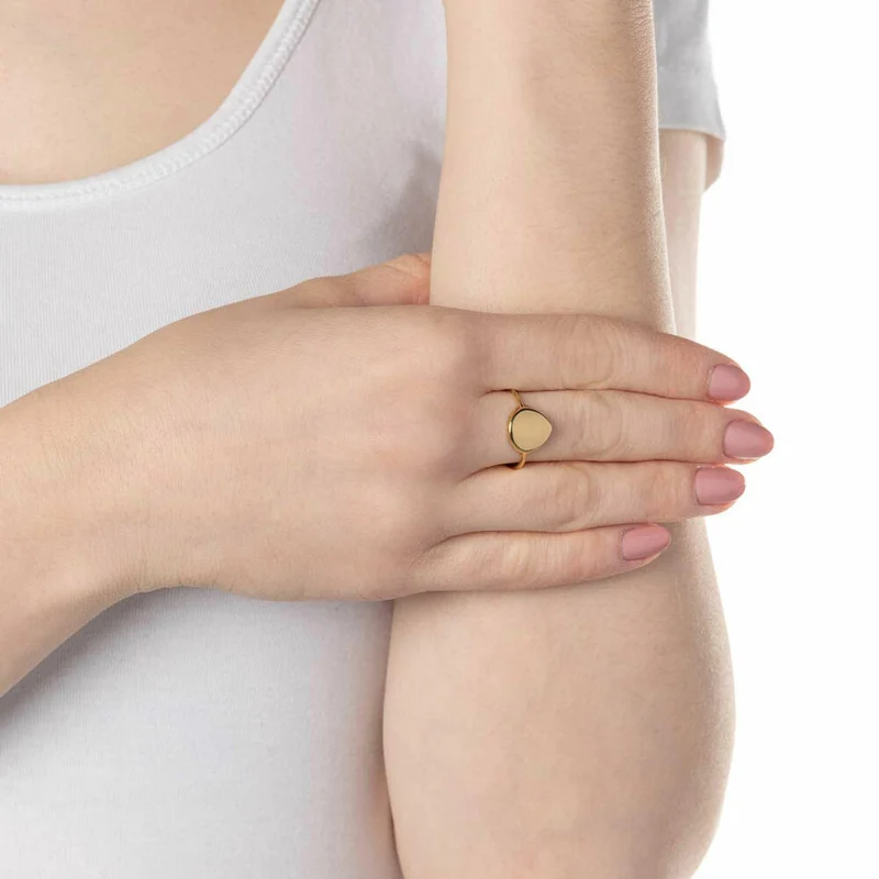 Leonardo Jewels Ring 16 Eboni Ciao, Fingerring, Fingerschmuck, Schmuck, Edelstahl IP gold, Gold, 021849