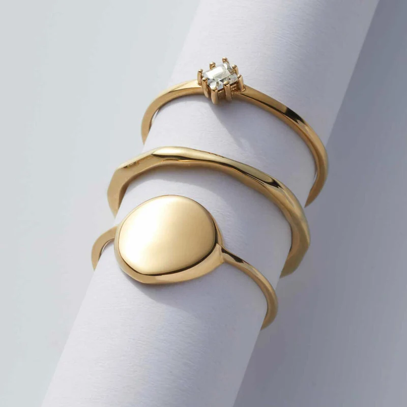 Leonardo Jewels Ring 16 Eboni Ciao, Fingerring, Fingerschmuck, Schmuck, Edelstahl IP gold, Gold, 021849