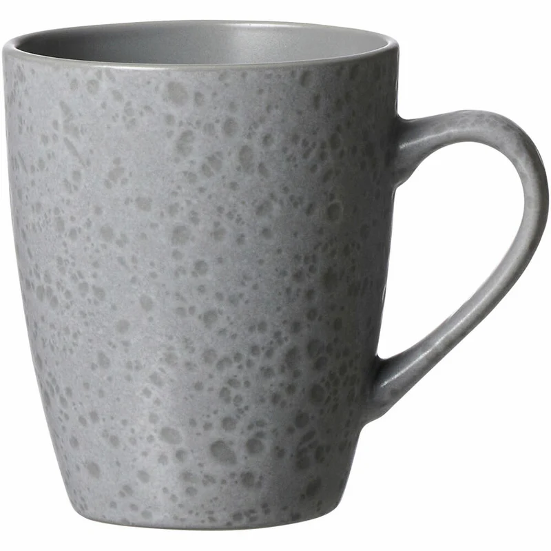 Ritzenhoff & Breker Becher Kitwe, Kaffeebecher, Teetasse, Kaffee Tasse, Steinzeug, Grau, 370 ml, 271669
