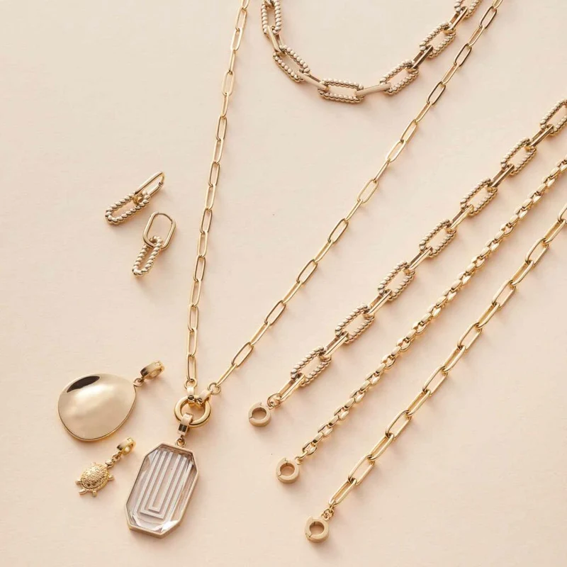 Leonardo Jewels Armband Gold Romea Clip & Mix, Armschmuck, Schmuck, Edelstahl IP Gold, 023292