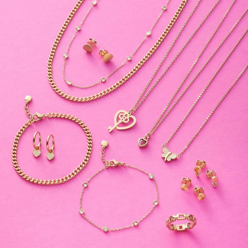 Leonardo Jewels Halskette Jetta CIAO, Kette, Schmuck, Edelstahlkette, Edelstahl IP Gold, 023306
