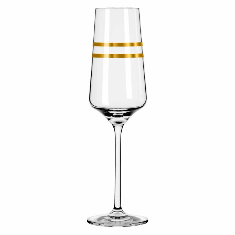 Ritzenhoff Champagnerglas 2er-Set Celebration Deluxe 001, Sonja Eikler, Kristallglas, 233 ml, 6141004