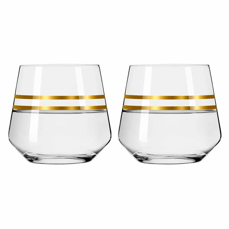 Ritzenhoff Tumbler 2er-Set Celebration Deluxe 001, Sonja Eikler, Kristallglas, 420 ml, 6141009