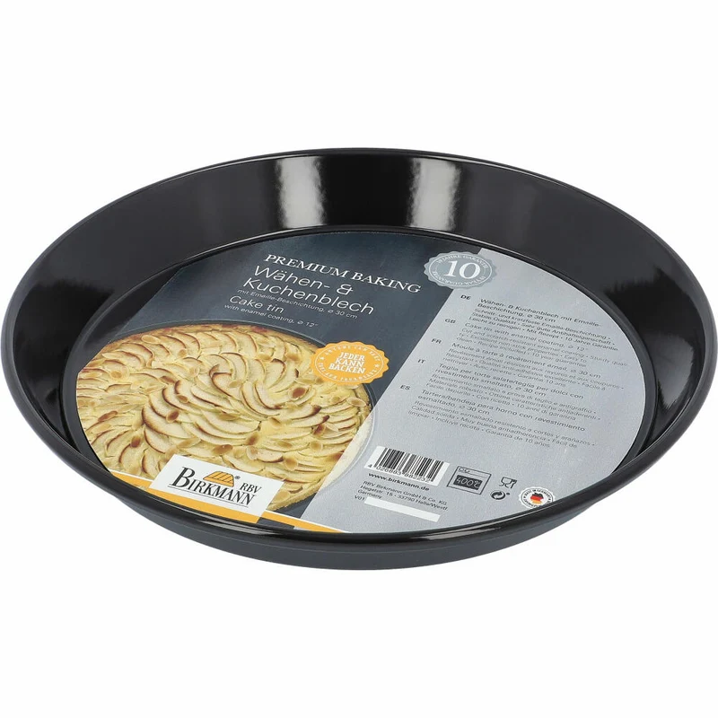 Birkmann Premium Baking Wähen- und Kuchenblech, Quicheform, Tarteform, Backform, Kuchenbackform, Ø 30 cm, 882232