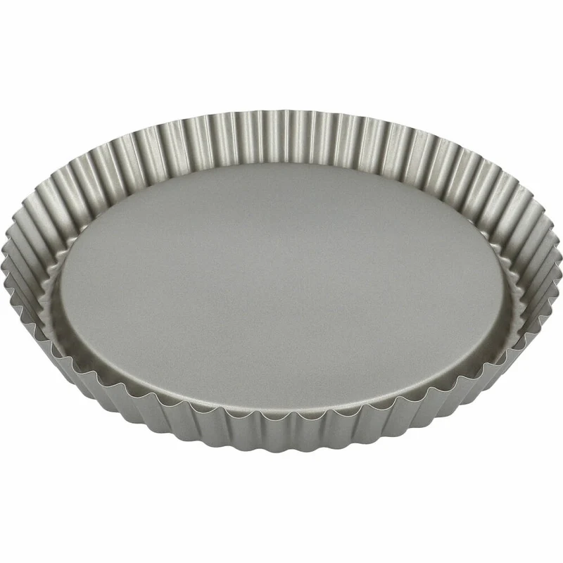Birkmann Basic Baking Obstbodenform, Kuchenform, Kuchenbackform, Backform, Obstboden, Karbonstahl, Ø 28 cm, 883123