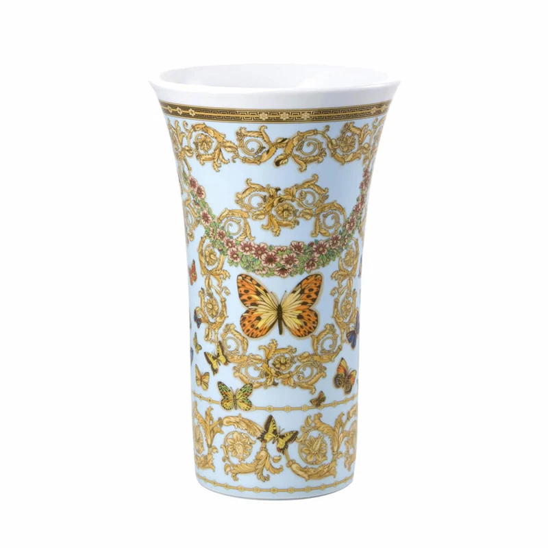 Rosenthal Versace Vase Le jardin de Versace, Porzellan, 34 cm, 14091-102912-26034
