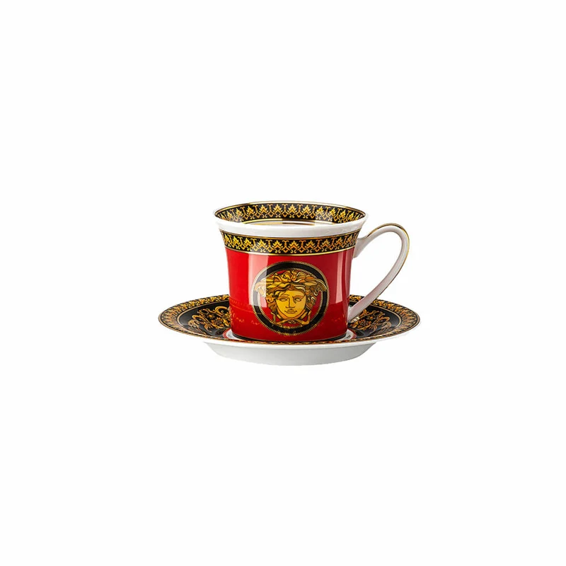 Rosenthal Versace Espressotasse 2-tlg. Medusa, Porzellan, 90 ml, 19315-409605-14715