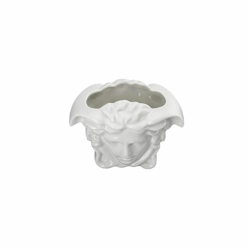 Rosenthal Versace Vase Medusa Grande White, Porzellan, 9 cm, 14493-800001-26009