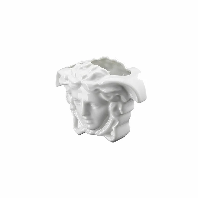 Rosenthal Versace Vase Medusa Grande White, Porzellan, 9 cm, 14493-800001-26009