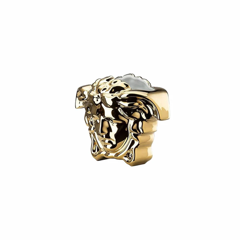 Rosenthal Versace Vase Medusa Grande Gold, Porzellan, 9 cm, 14493-426157-26009