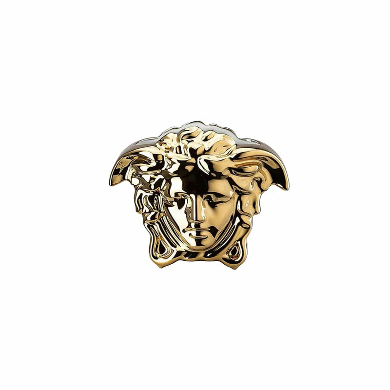 Rosenthal Versace Vase Medusa Grande Gold, Porzellan, 9 cm, 14493-426157-26009