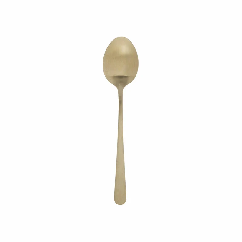 SG Secret de Gourmet Besteck-Set Green Harmony 24-tlg., Essbesteck für 6 Personen, Edelstahl, Goldfarben, 173746
