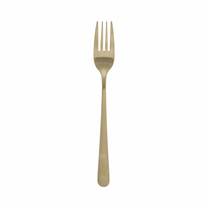 SG Secret de Gourmet Besteck-Set Green Harmony 24-tlg., Essbesteck für 6 Personen, Edelstahl, Goldfarben, 173746