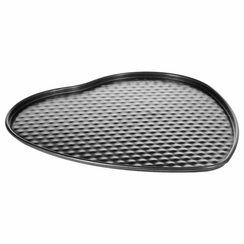 5 Five Simply Smart Springform Herz, Backform mit Wabenboden, Stahl, Schwarz, 24 cm, 111481A