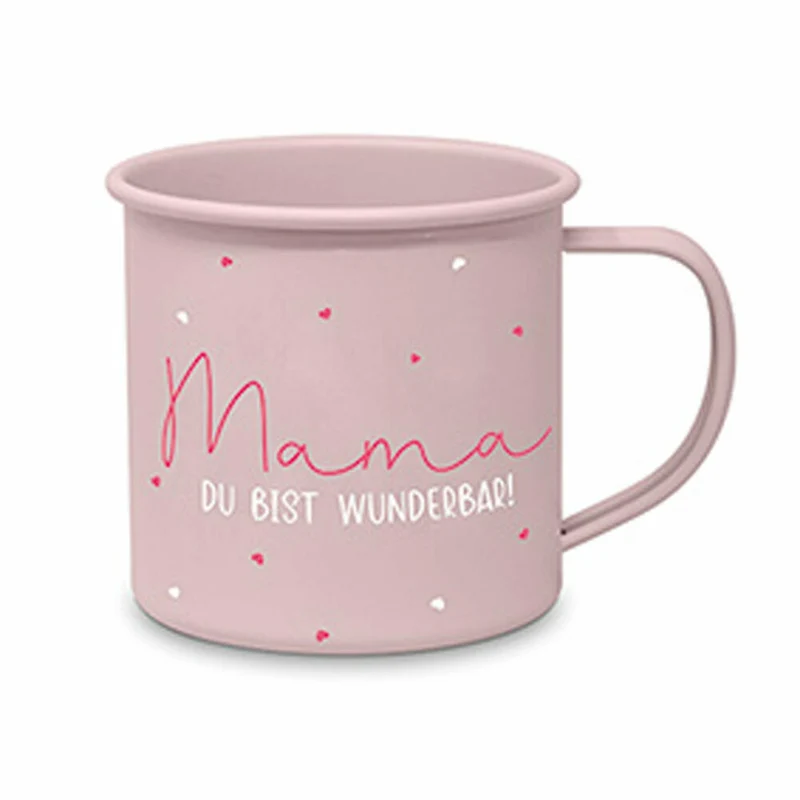 PPD Mama Metal Mug D@H, Henkelbecher, Kaffeebecher, Becher, Tasse, Metall, 350 ml, 581102073