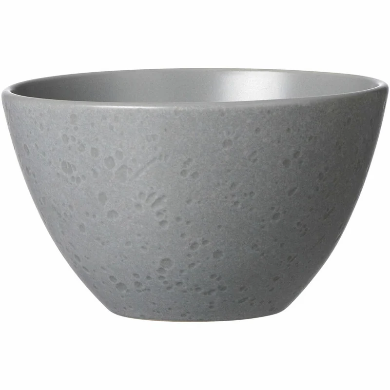Ritzenhoff & Breker Müslischale Kitwe, Müsli Schale, Schüssel, Desserschale, Steinzeug, Grau, Ø 14 cm, 271676