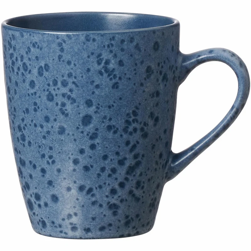 Ritzenhoff & Breker Becher Kitwe, Kaffeebecher, Teetasse, Kaffee Tasse, Steinzeug, Blau, 370 ml, 271911