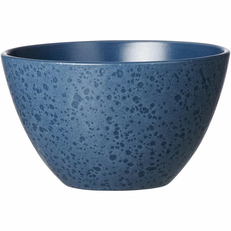 Ritzenhoff & Breker Müslischale Kitwe, Müsli Schale, Schüssel, Desserschale, Steinzeug, Blau, Ø 14 cm, 271928