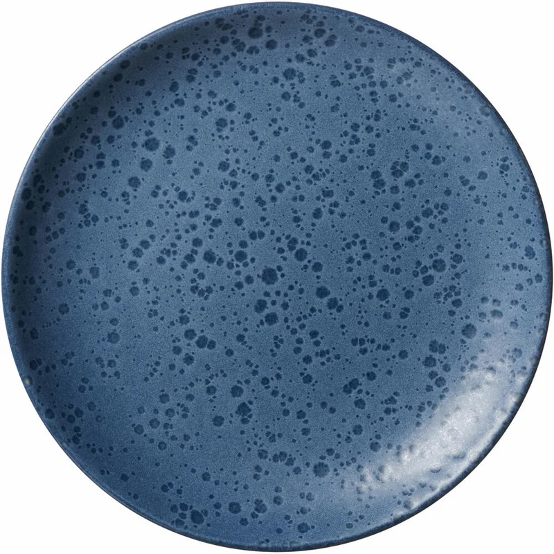 Ritzenhoff & Breker Teller Kitwe, Frühstücksteller, Kuchenteller, Steinzeug, Blau, Ø 20 cm, 271935