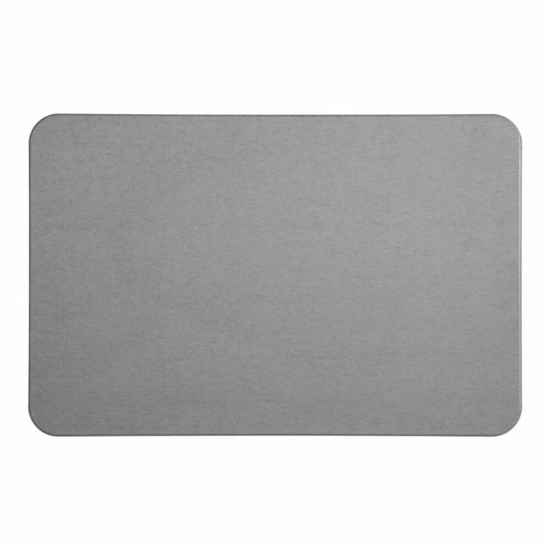5five Simply Smart Kieselgur-Badematte, Fußmatte fürs Bad, Diatomit, Grau, 60 x 39 cm, 174683