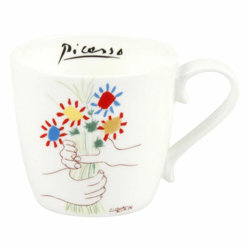 Könitz Picasso Le Bouquet de lAmitié Becher, Tasse, Kaffeetasse, Bone China, 415 ml, 11 2 057 1993