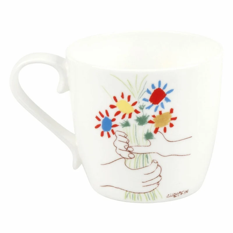 Könitz Picasso Le Bouquet de lAmitié Becher, Tasse, Kaffeetasse, Bone China, 415 ml, 11 2 057 1993