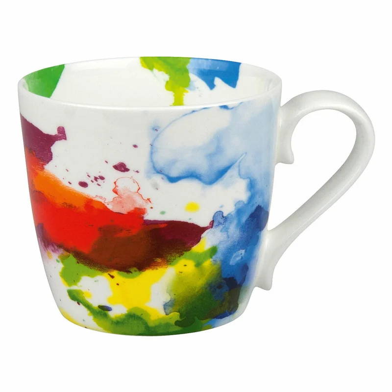 Könitz On Colour Flow Becher, Tasse, Kaffeetasse, Bone China, Bunt, 415 ml, 11 2 057 1694