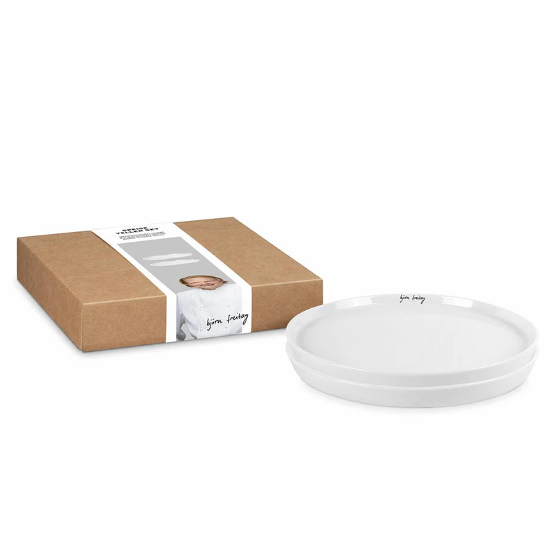 PPD Björn Freitag Trend Plate 27 Set, 2er Set, Teller, Speiseteller, New Bone China, Weiß, Ø 27 cm, 163202349