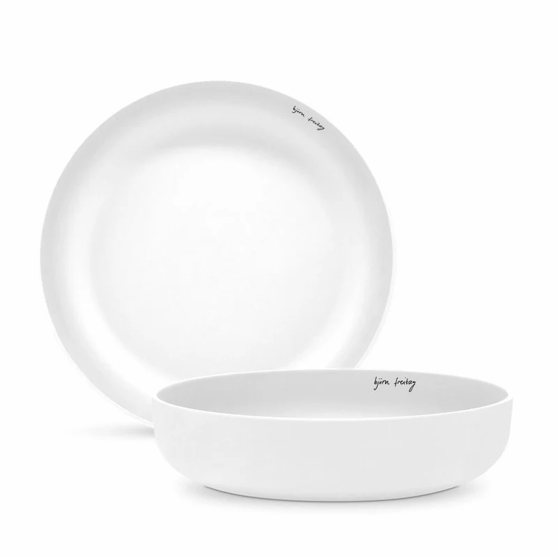 PPD Björn Freitag Bowl Large, Servierschale, Schüssel, Schale, New Bone China, Weiß, Ø 30 cm, 163402349
