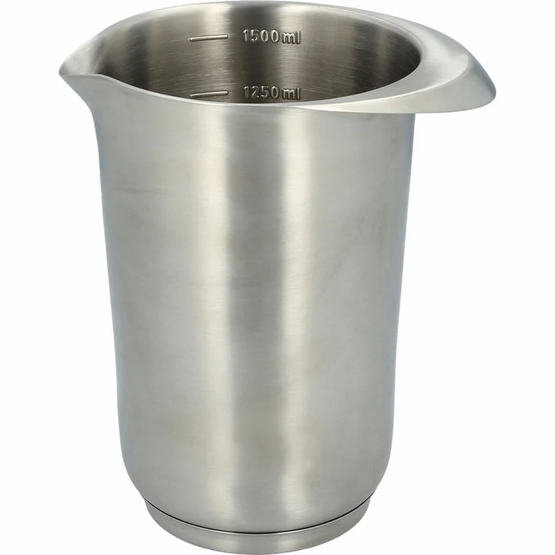 Birkmann Premium Baking Rühr- und Servierbecher, Rührbecher, Rührschüssel, Edelstahl, 1.5 L, 708563
