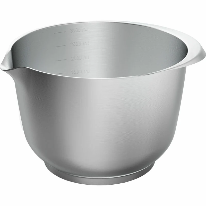 Birkmann Premium Baking Rühr- und Servierschüssel, Rührschüssel, Schüssel, Edelstahl, 3 L, 708594
