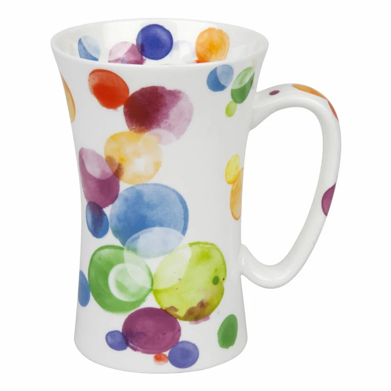 Könitz Colourful Cast Bubbles Mega Mug, Becher, Tasse, Riesentasse, Bone China, Bunt, 630 ml, 11 2 016 2263