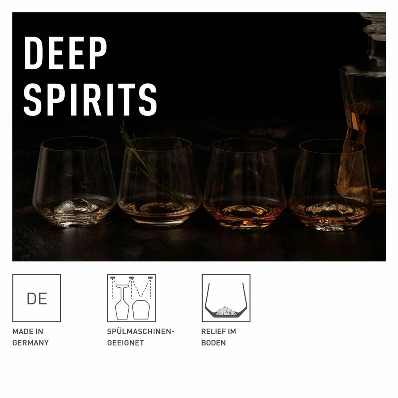 Ritzenhoff Tumbler Deep Spirits 004, Jürgen Ertl, Kristallglas, 409 ml, 3841004