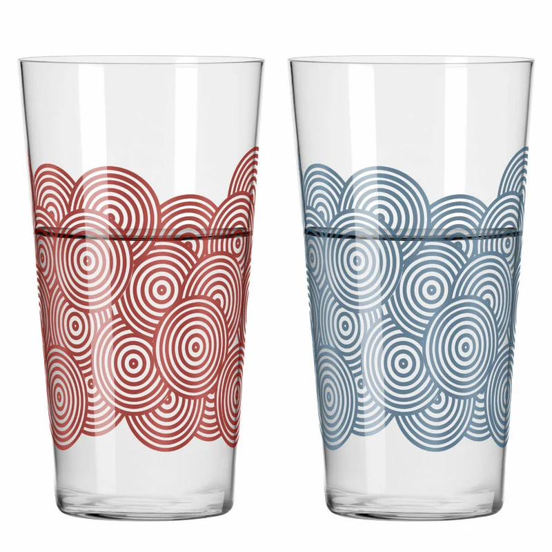 Ritzenhoff Allround Glas 2er-Set 003, Romi Bohnenberg, Kristallglas, 432 ml, 3861003