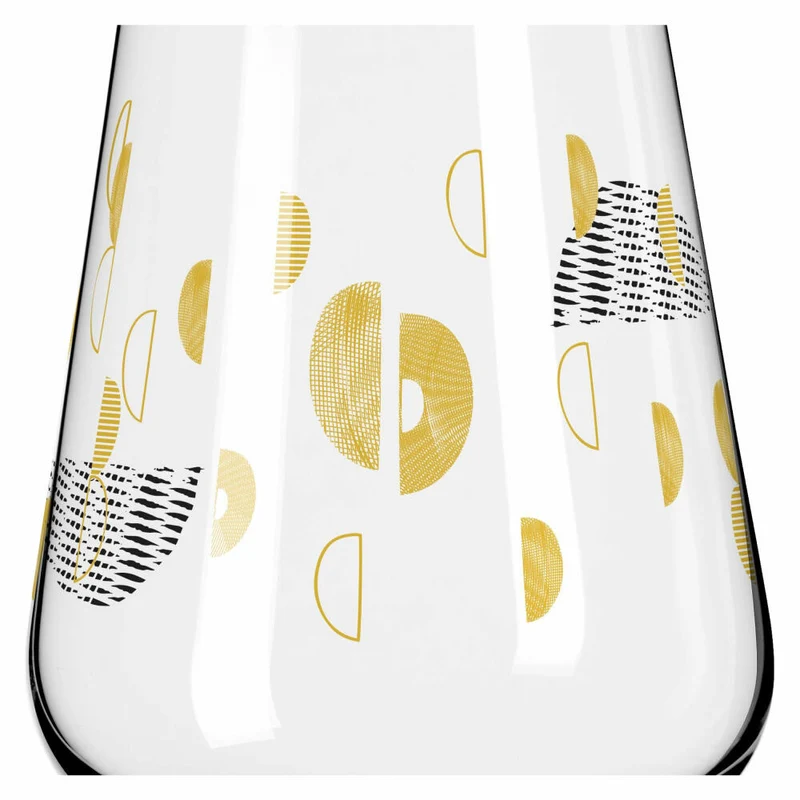 Ritzenhoff Wasserglas 2er-Set Sagengold 002, Maike Schönebeck, Kristallglas, 540 ml, 3421002
