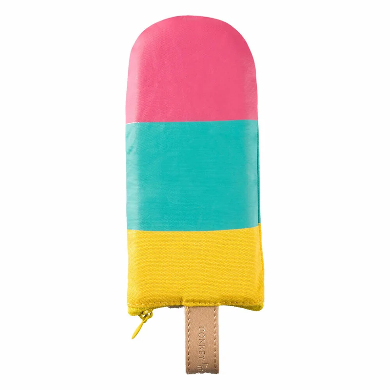 Donkey Products Pencil Pops Tutti Frutti, Federmäppchen, Mäppchen, Stift Tasche, Baumwolle, Poliyester, Bunt, 21 cm, 400409
