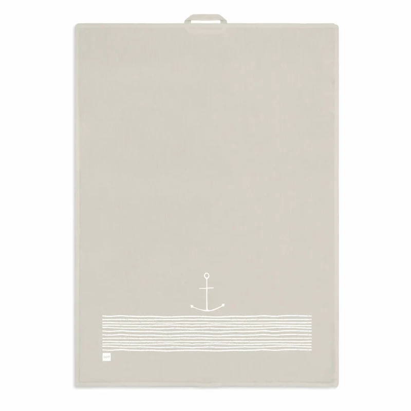 PPD Pure Anchor taupe kitchen towel, Küchenhandtuch, Geschirrtuch, Handtuch, Leinen / Baumwolle, 70 x 50 cm, 185500874