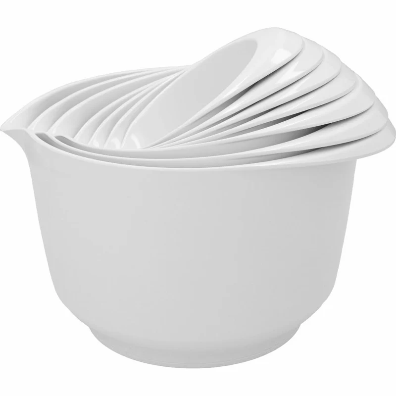 Birkmann Colour Bowl Rühr- und Servierschüssel, Rührschüssel, Schüssel, Melaminharz, Weiß, 500 ml, 708624