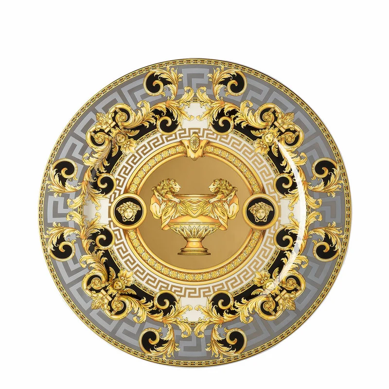 Rosenthal Versace Platzteller Prestige Gala, Porzellan, 30 cm, 19325-403637-10230
